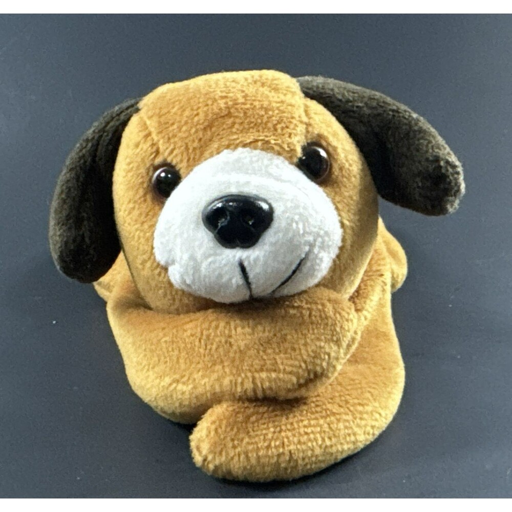 Steven Smith Beanie Buddy Dog Plush Brown Puppy Vintage Stuffed Animal Toy